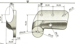 ADAPTER PŁASKI 42X22 D/CZ